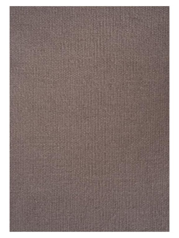 Wollen vloerkleed hip met flosjes Robijn Heather