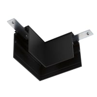 L-verbinder mechanisch, 48V TRACK, voor opbouwrail diep, rechts, zwart