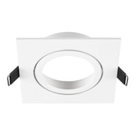 NEW TRIA® 95, plafondinbouwring, L: 11 B: 11 H: 2.6 cm, IP20, wit