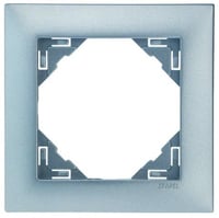 Efapel aquarella afdekr. 1v. aluminium
