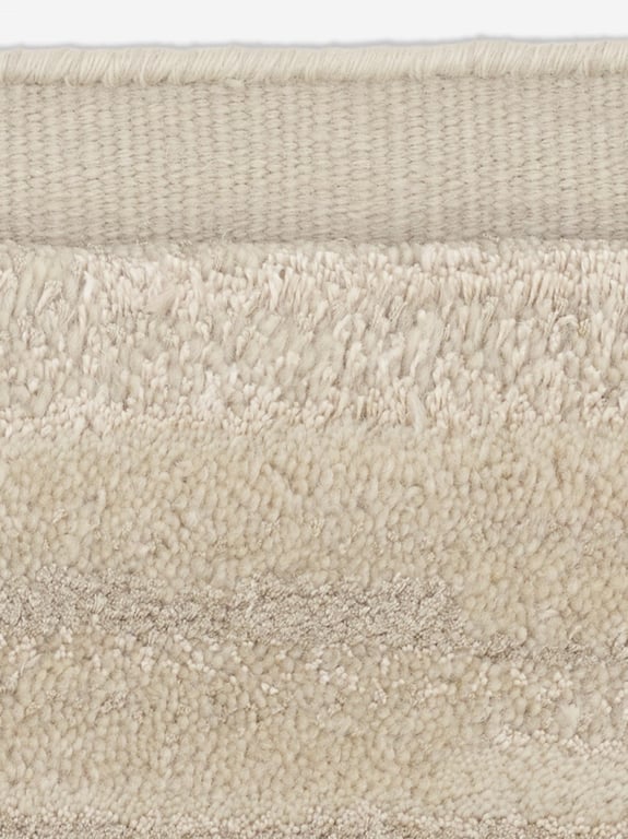 Kvadrat vloerkleed Cascade Licht Beige C0003