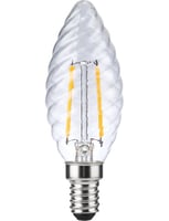 LED E14 Fila Twisted Candle C35x100 230V 120Lm 2W 922 AC Cle