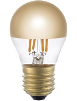 LED E27 Fila Ball Top Mirror G45x75 230V 300Lm 4W 925 AC Gold