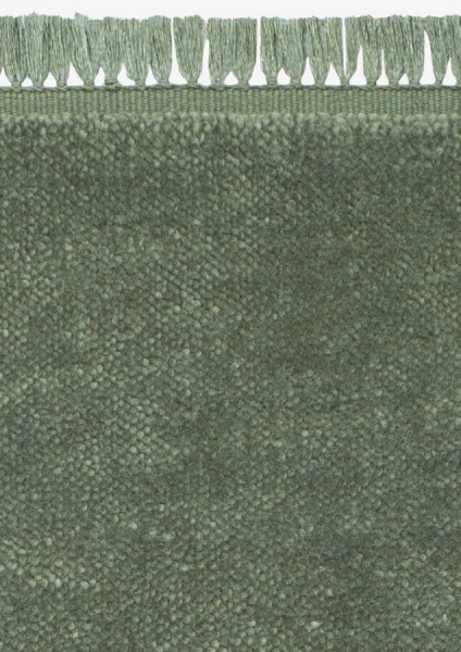 Kvadrat vloerkleed Harvest Coloured Fringes Groen Grijs c2424