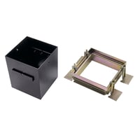 AIXLIGHT PRO 1 FRAMELESS zwart inbouwframe