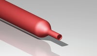 Krimpkous 2:1 Rood, 2,3mm - 5,0mm,100st navulling voor 181690