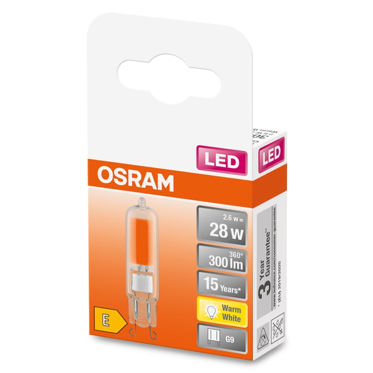LED PIN G9 30 2.6 W/2700 K G9 (CS à 1 PCE)