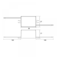 LED Voeding Mini | 700mA | 4 Watt | Dimbaar | Buiten