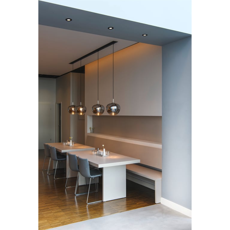 UNIVERSAL DOWNLIGHT afdekkap, voor Downlight IP65, rond, zwart