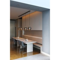 UNIVERSAL DOWNLIGHT afdekkap, voor Downlight IP65, rond, zwart