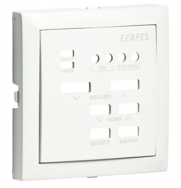 Efapel Cpl 1 Mono Kanaal Geluid Controle Unit Met Fm Wit