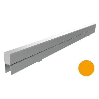 liniLED DECO-PU-H-AM-1M - liniLED®PU H-Profiel Amber type Deco 1m