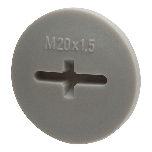 Wiska EVSG20 blindstop M20 grijs