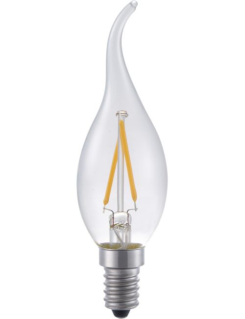 LED E14 Fila Tip Candle C35x120 230V 140Lm 1.5W 925 AC Clear
