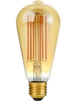 LED E27 Fila Rustika ST64x143 230V 550Lm 6.5W 922 AC Gold Di
