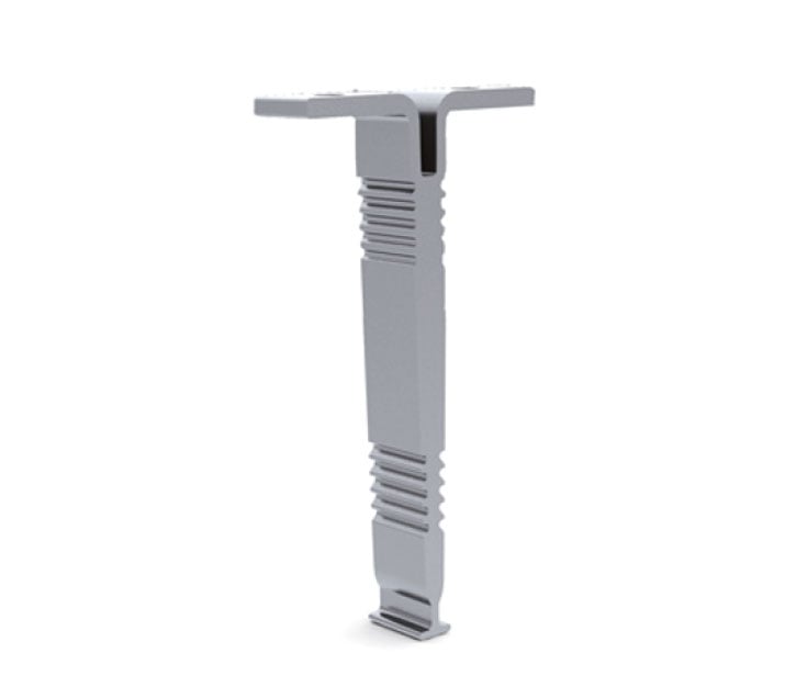 Stem mount voor alu. Round profiel,