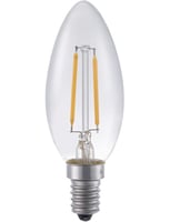 LED E14 Fila Candle C35x100 230V 120Lm 2W 922 AC Clear Dim