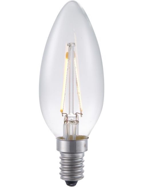 Masterlight - LED E14 Fila Candle C35x100 230V 150Lm 1.9W 821 AC Clear Non SL149115021
