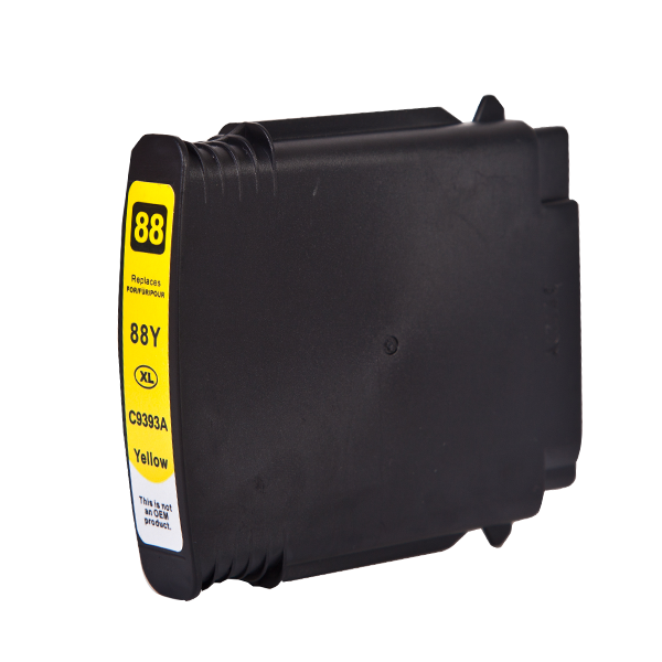 HP 88XL (C9393A) Y inktcartridge yellow hoge capaciteit huismerk