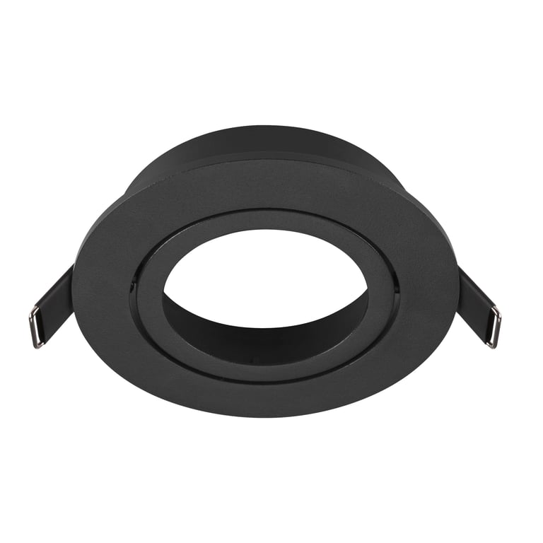 NEW TRIA® 95, plafondinbouwring, D: 11 H: 2.6 cm, IP20, zwart