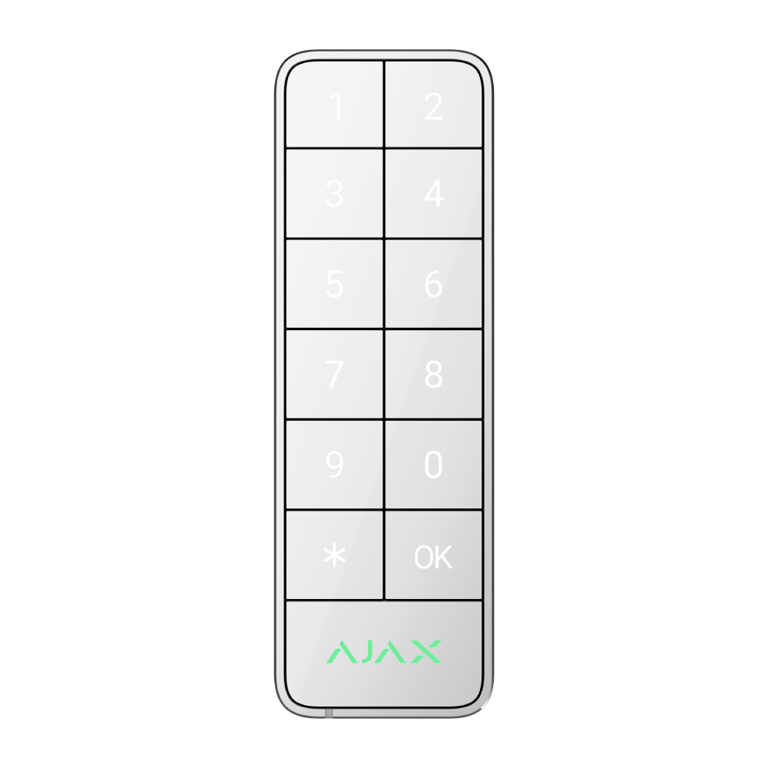 AJAX - KeyPad Outdoor - Wit