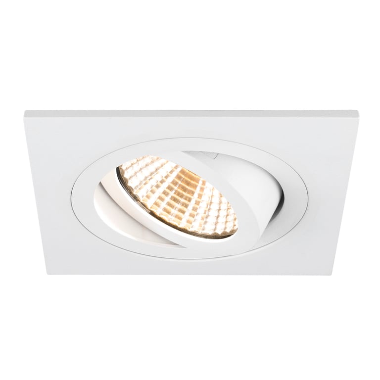 NEW TRIA® 75, plafondinbouwring, L: 9 B: 9 H: 2.6 cm, IP20, wit