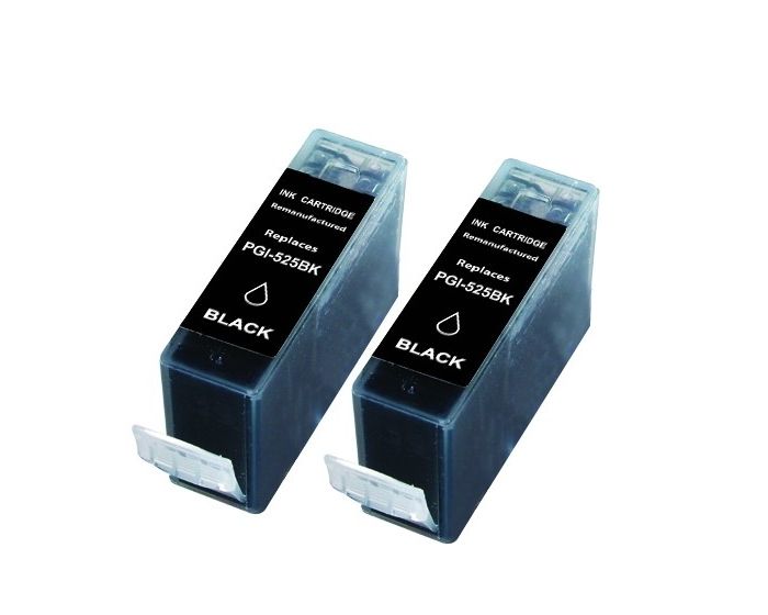 Canon PGI-525 PGBK inktcartridge pigmentzwart standaard capaciteit huismerk duopack