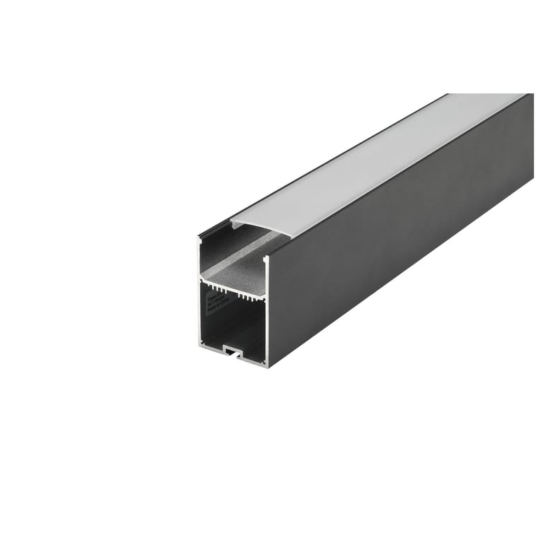 GLENOS Prof. profiel 4970, cover, zwart 1m