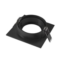 NEW TRIA® 95, plafondinbouwring, L: 11 B: 11 H: 2.6 cm, IP20, zwart