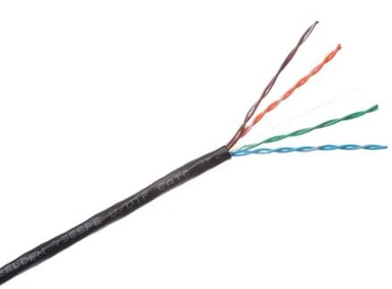 U/UTP Cat. 6 outdoor, zwart/PE, Belden 7965PE  p/meter