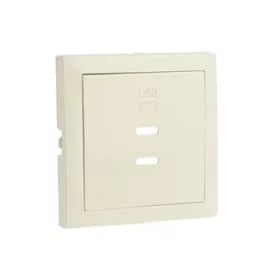 Usb dubbele opladerplaat type parel