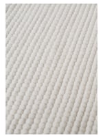 Rond wollen vloerkleed Ankie white