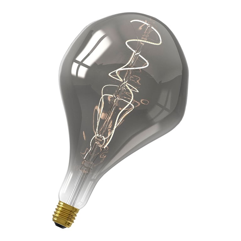 Calex XXL Organic EVO LED Lamp 220-240V 6W 130lm E27 PS165, Titanium 2100K dimmable, energy label B