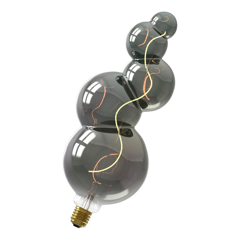 Calex Alicante LED Lamp 220-240V 4W 60lm E27, Titanium 2100K dimmable, energy label B