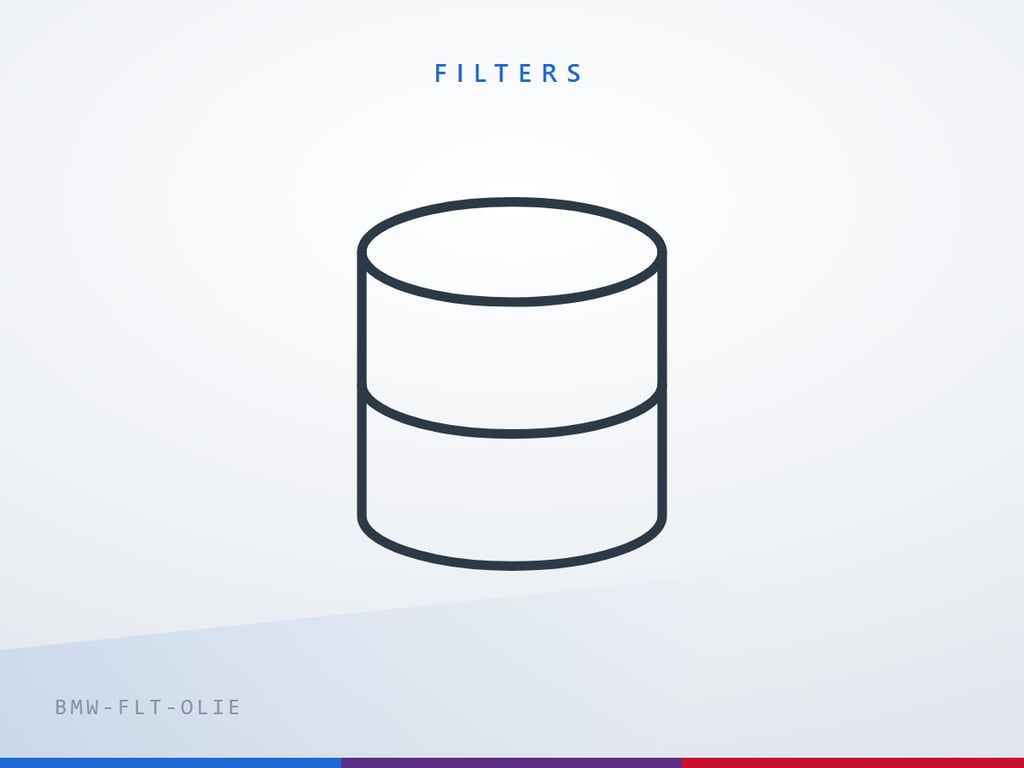 Origineel oliefilter met afdichtingsringen