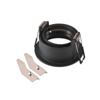 NEW TRIA® 68, plafondinbouwring, verdiept, D: 8.2 H: 4.4 cm, IP20, zwa