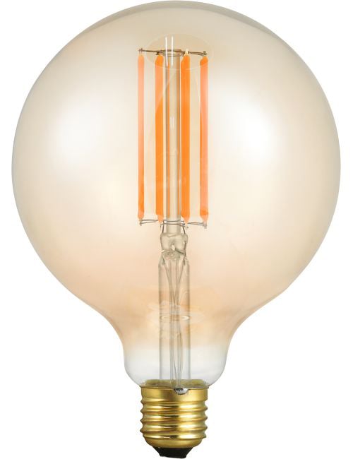 Masterlight - LED E27 Fila Globe G125x180 230V 550Lm 8W 920 AC Gold Dim SLF023825655