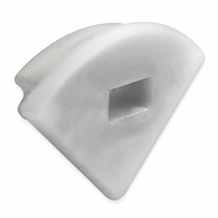 E68 Eindkap silicone voor profiel PN10 met kabelgoot 1st