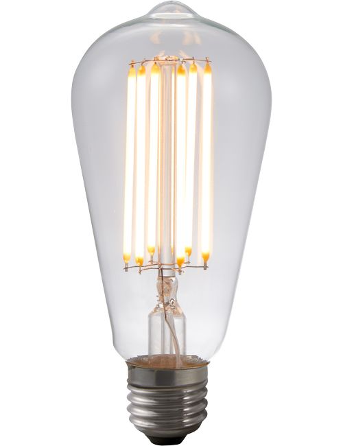 LED E27 Fila Rustika ST64x143 230V 400Lm 6.5W 918 AC Clear D