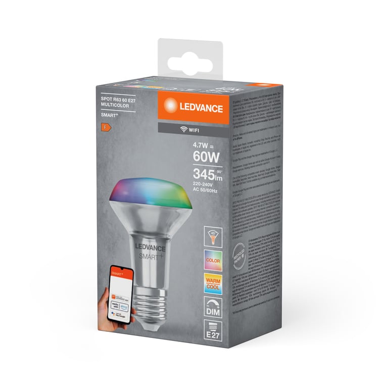 SMART+ SPOT CONCENTRA Multicolor R63 60 6W Multicolor E27
