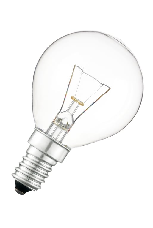 Calex Ball lamp 220-240V 10W 55lm E14 Clear, energy label E