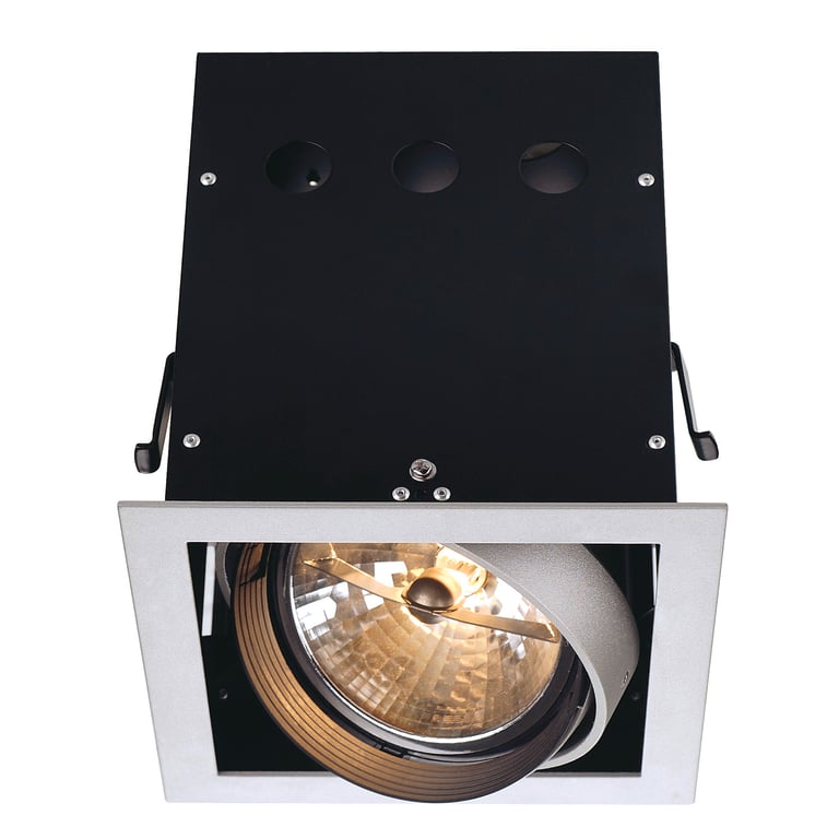 AIXLIGHT PRO 1 FRAME inbouwframe z.grijs/zwart