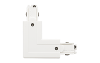 ShopLine Rail 3 Fasen L-verbinding wit
