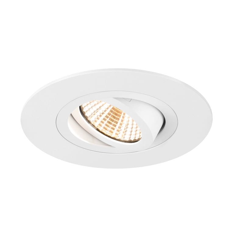 NEW TRIA® 75 XL, plafondinbouwring, D: 11 H: 2.6 cm, IP20, wit