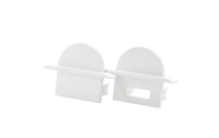 StripLine Wit Inbouw Eindstuk round kit
