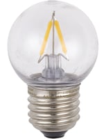 Masterlight - LED E27 Fila Ball G45x68 230V 140Lm 1.5W 827 Polycarbonat Cl SL277345027