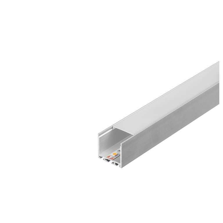GLENOS Professioneel Profiel 3030-100 zilver, 1m