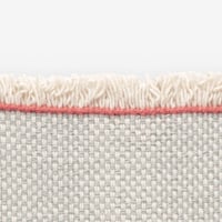 Kvadrat vloerkleed Duotone Wit Lichtblauw 0721