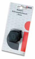Krimpkous 2:1 Zwart, 19,0mm - 9,0mm, lengte 1m