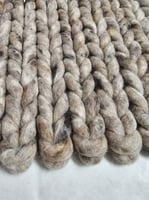 Wol geweven vloerkleed Lena Taupe 03